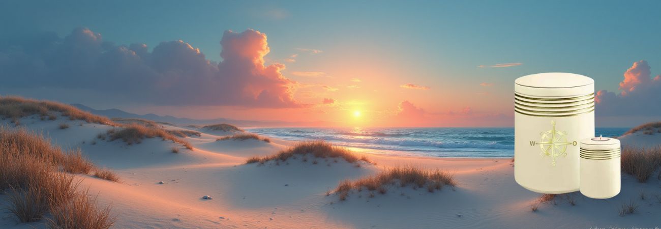 nautische urnen van keramiek